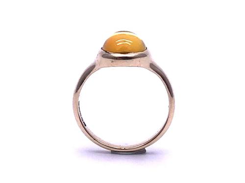 9ct Yelow Gold Yellow Paste Ring