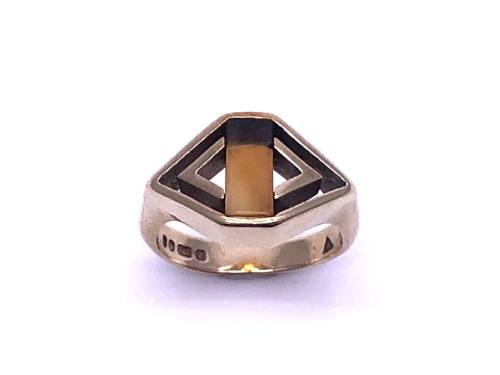 9ct Yellow Gold Citrine Solitaire Ring