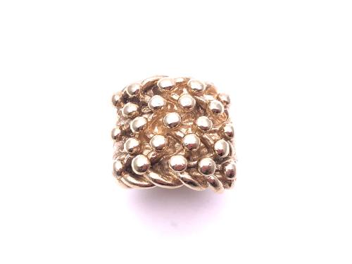 9ct Yellow Gold 5 Row Keeper Ring