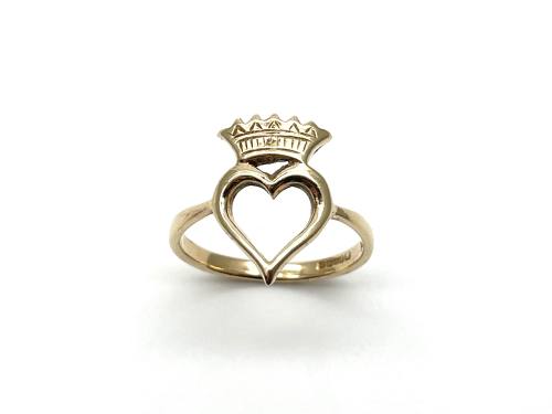 9ct Yellow Gold Heart Ring