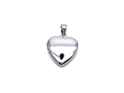 Silver Heart Shaped Locket