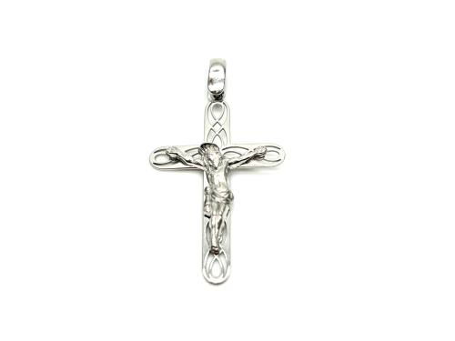 Silver Fancy Crucifix Pendant