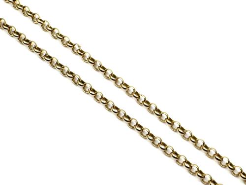 9ct Yellow Gold Belcher Chain 26 Inch