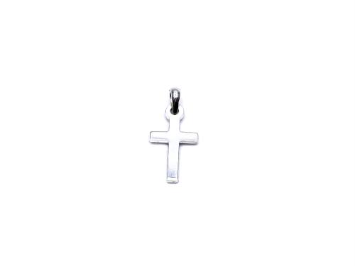Silver Plain Cross