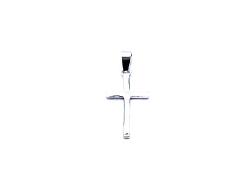 Silver Plain Cross
