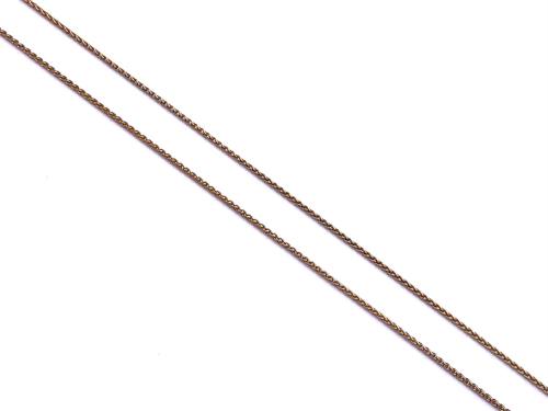 9ct Yellow Gold Spiga Chain 16 inch
