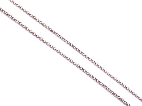 9ct Yellow Gold Belcher Chain 18 inch