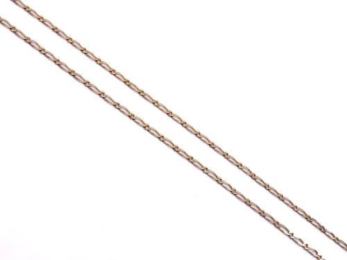 9ct Yellow Gold Fancy Figaro Chain