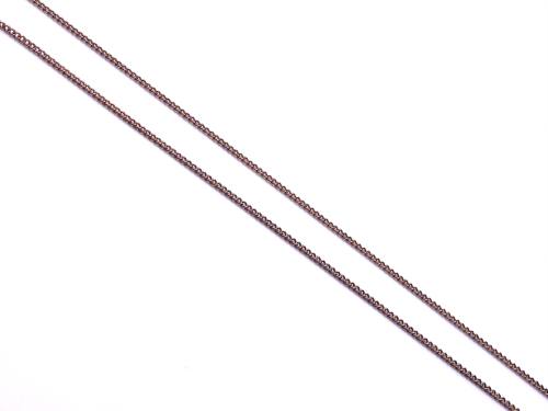9ct Yellow Gold Fine Curb Chain 18 inch