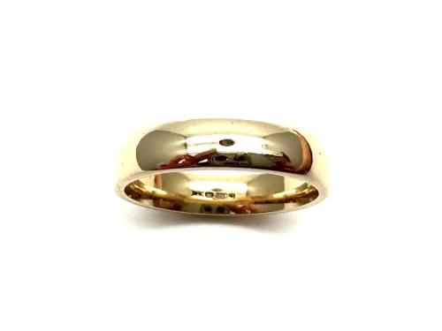 9ct Yellow Gold Wedding Ring 4mm