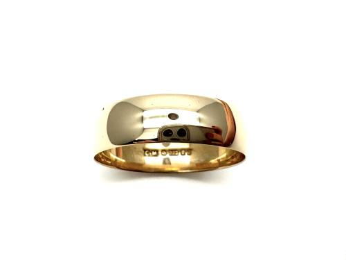 9ct Yellow Gold Wedding Ring 6mm