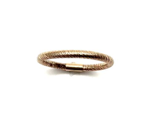 9ct Rose Gold Twisted Wedding Ring 2mm
