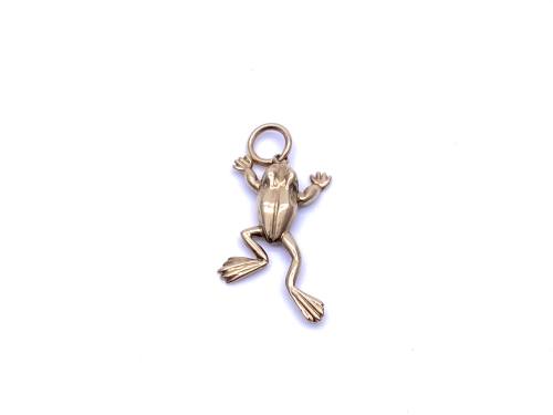 9ct Yellow Gold Frog Pendant