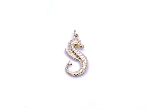 9ct Yellow Gold Seahorse Pendant