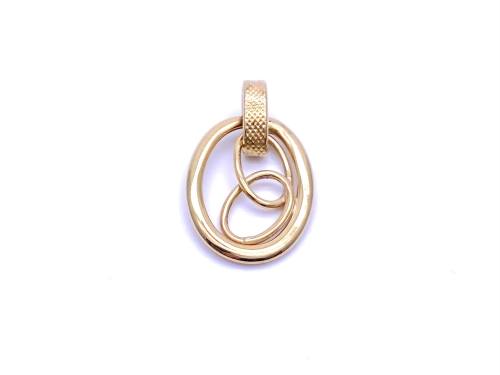 9ct Yellow Gold Fancy Pendant