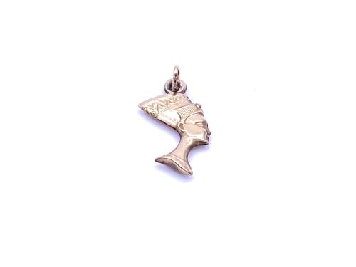 9ct Yellow Gold Nefertiti Pendant