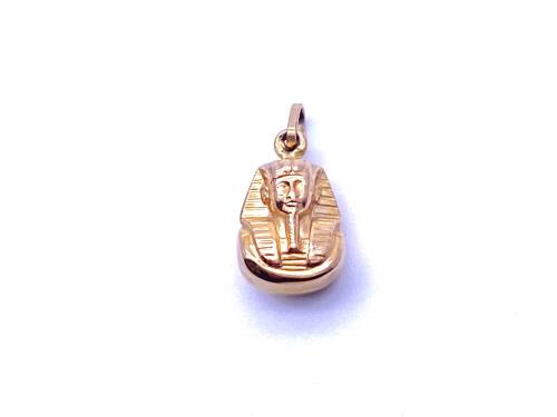 9ct Yellow Gold Tutankhamun Pendant