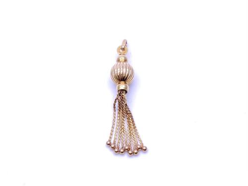 9ct Yellow Gold Tassle Pendant