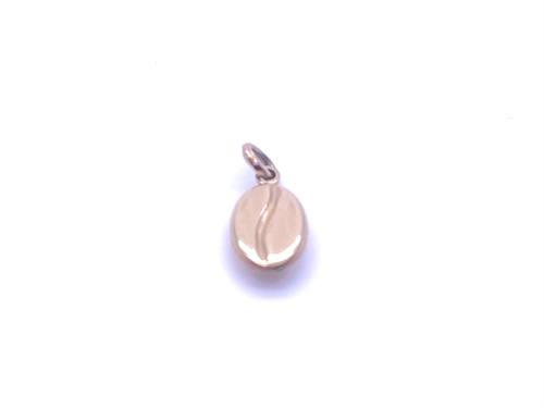 9ct Yellow Gold Coffee Bean Pendant