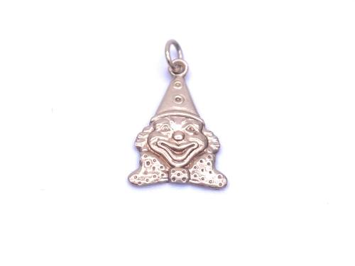 9ct Yellow Gold Clown Pendant