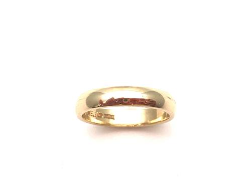 9ct Yellow Gold Wedding Ring 3mm