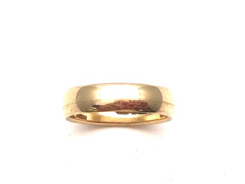 9ct Yellow Gold Wedding Ring 4.5mm