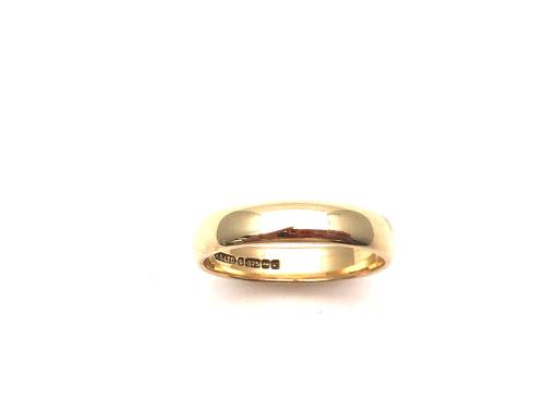 9ct Yellow Gold Wedding Ring 4mm
