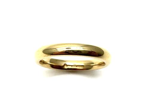 18ct Yellow Gold Plain Wedding Ring 3mm