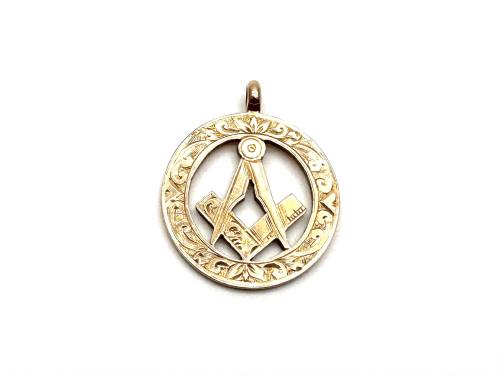 An 15ct Masonic Pendant Birmingham 1912