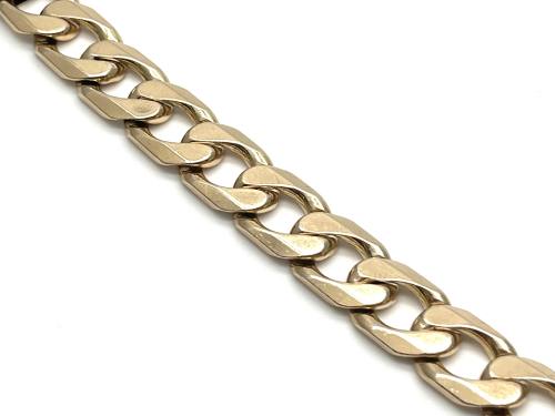 9ct Curb Bracelet 9 1/2 inch