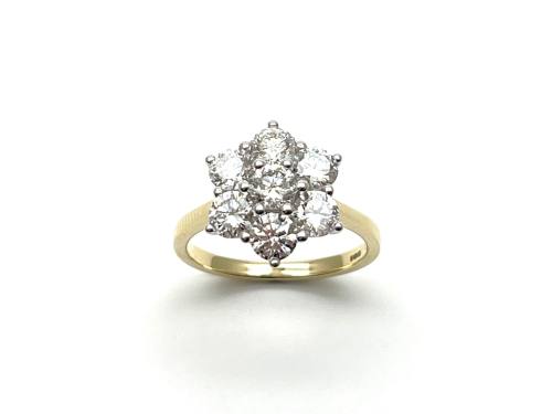 9ct Laboratory Grown Diamond Cluster Ring 2.00ct