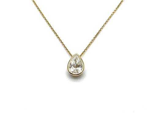 9ct Laboratory Grown Diamond Solitaire Necklet