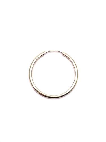 9ct Yellow Gold Sleeper Earring Single 18mm