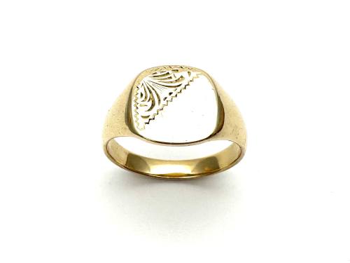 9ct Yellow Gold Signet Ring
