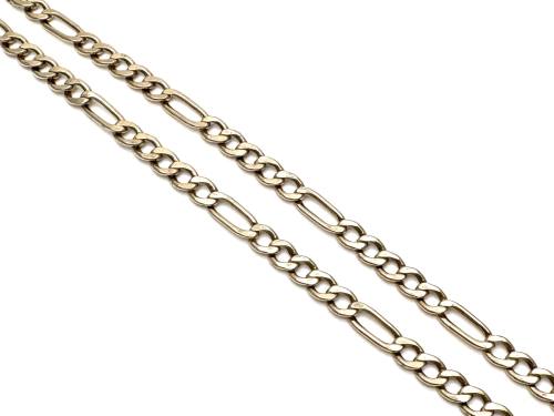 9ct Yellow Gold Figaro Chain 20 Inch