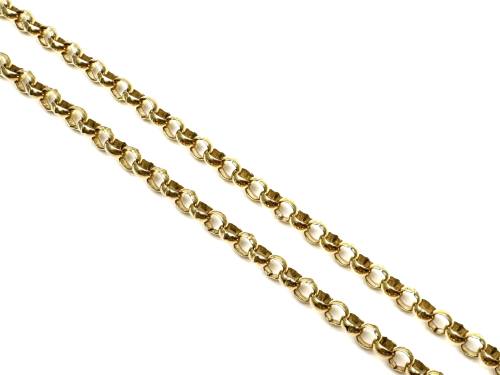 9ct Yellow Gold Belcher Chain24 Inches