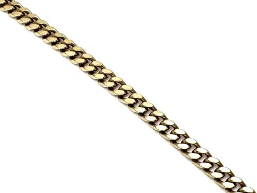 9ct Yellow Gold Fancy Curb Bracelet