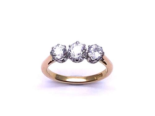 Diamond 3 Stone Ring Est 1.68ct