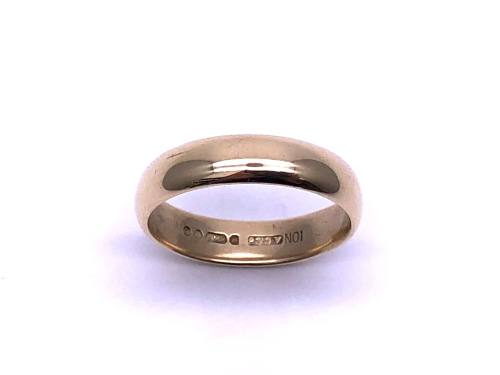 9ct Yellow Gold Plain Wedding Ring 5mm