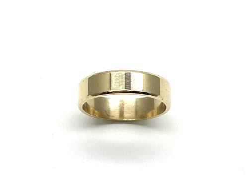 9ct Yellow Gold Plain Wedding Ring 5mm