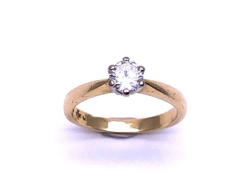 18ct Diamond Solitaire Ring