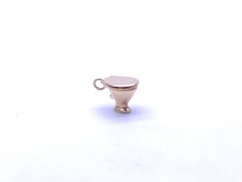 9ct Yellow Gold Toilet Charm/Pendant
