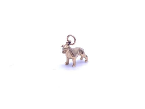 9ct Yellow Gold Dog Charm/Pendant