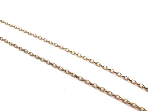 9ct Yellow Gold Belcher Chain 22 inch
