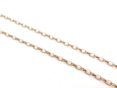 9ct Yellow Gold Belcher Chain 18 inch