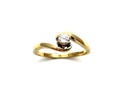 18ct Diamond Solitaire Ring 0.15ct