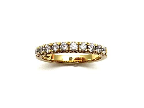 18ct Yellow Gold Diamond Eternity Ring