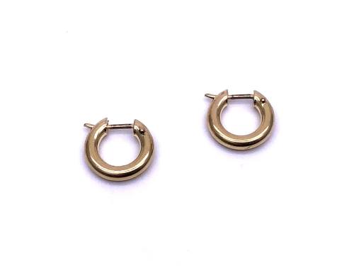 9ct Yellow Gold Chunky Hoop Earrings