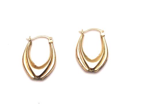 9ct Yellow Gold Hoop Earrings
