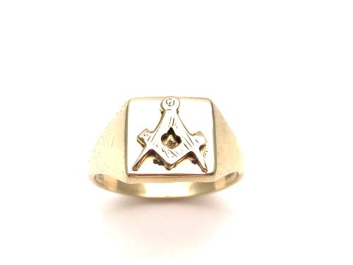 9ct Yellow Gold Masonic Ring